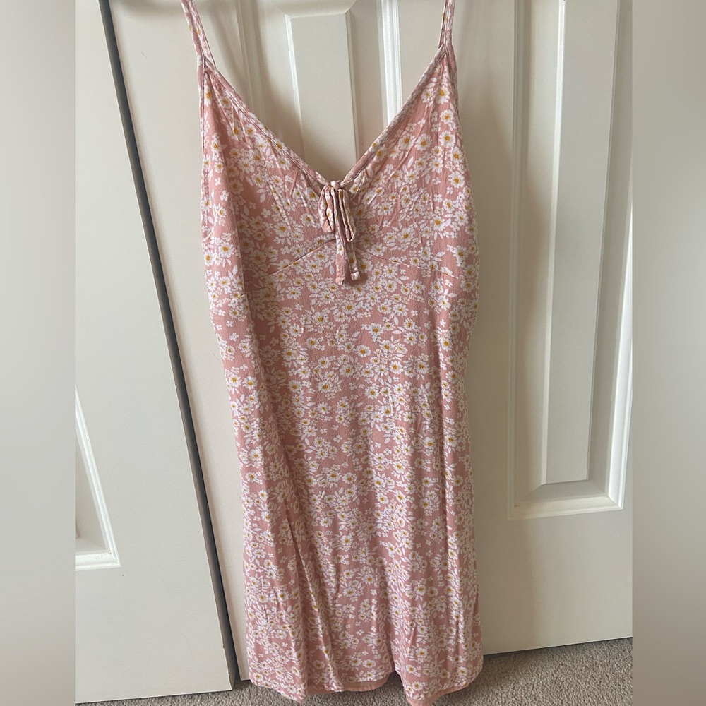 Holister sundress pink floral